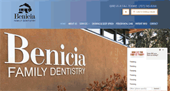 Desktop Screenshot of beniciafamilydentistry.com